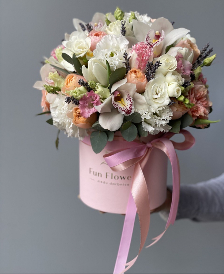 Caja de flores - Nube